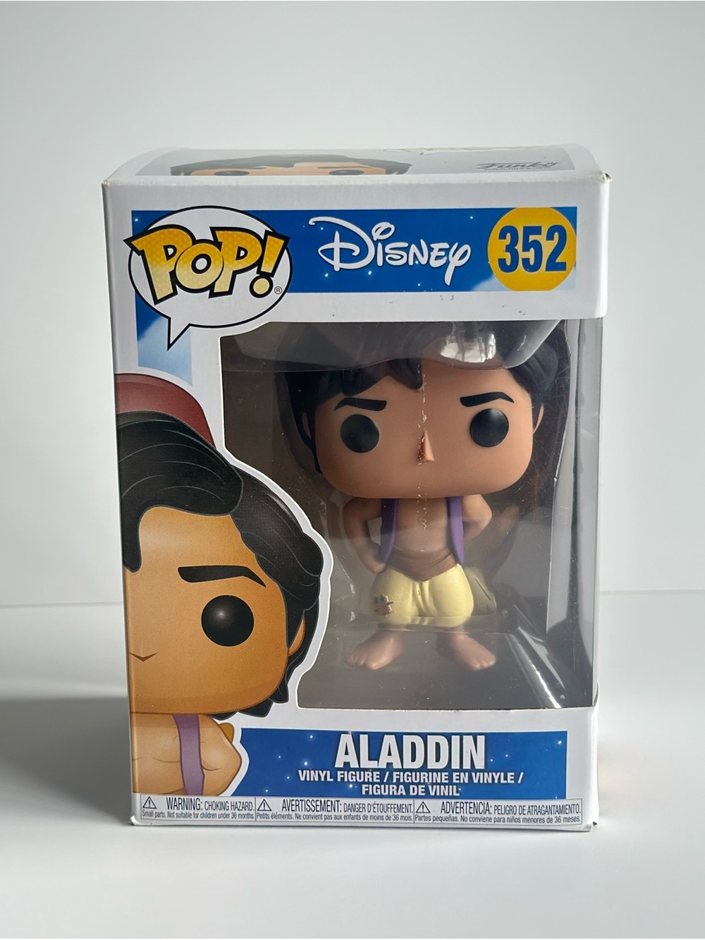 Funko Pop Disney #352 Aladdin Vinyl Figure Street Rat Prince Ali Style